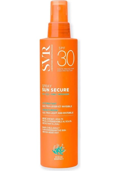 Sun Secure Spf 30 Güneş Koruyucu Sprey 200 ml