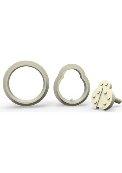 Uğur Böceği Kurabiye, Bisküvi, Kolye Ucu, Mühür Kalıp Seti - 1,5 cm fiyatları