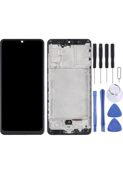 Samsung Uyumlu Galaxy SM-A315 A31 Ekran LCD Dokunmatik Full Çıtalı OLED (Aa Kalite)