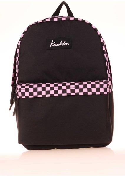 Basic Colors Okul Sırt Çantası Pembe Check K1631