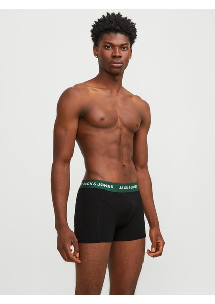 Jack & Jones Solıd Erkek Pamuklu 5 Li Boxer 12254366