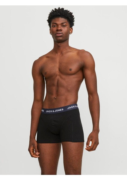 Jack & Jones Solıd Erkek Pamuklu 5 Li Boxer 12254366