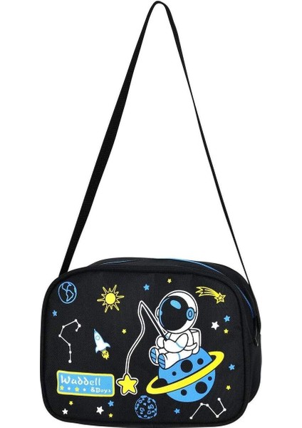 Waddelbag Astronot Baskılı Beslenmeli Ilkokul Çantası