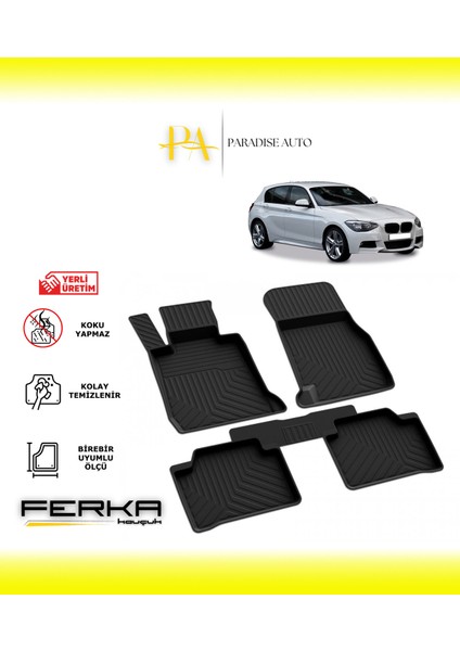 Bmw 1 Serisi F20 2011-2017 4d Havuzlu Paspas