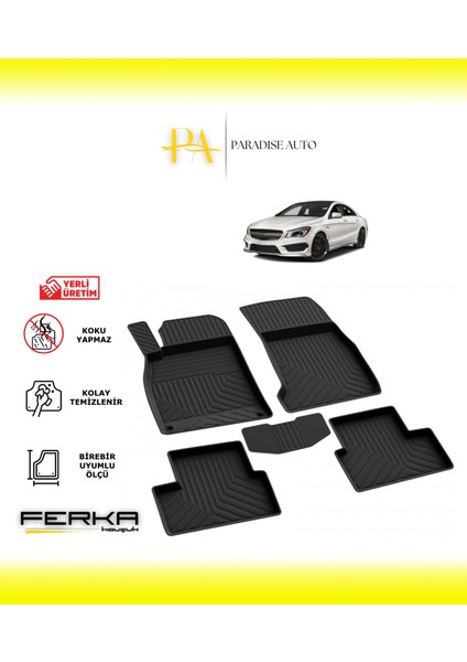 Mercedes Cla Serisi C117 2013-2018 4d Havuzlu Paspas