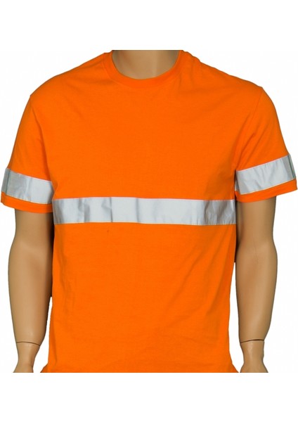 Reflektörlü T Shirt Sarı