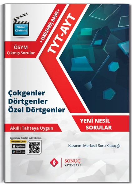 Sonuç Yayınları TYT -AYT Geometri Modül Set-I- 2024-2025 Güncel Baskı