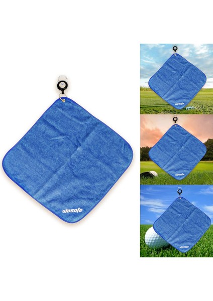 12 * 12 Inç Kare Golf Golf Çantaları Için Temizleme I Mavi (Yurt Dışından)