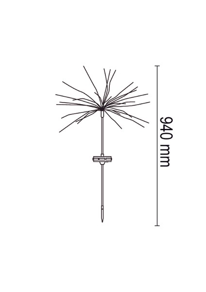 Güneş Enerjili 10 W Karahindiba Çim Armatürü modelleri