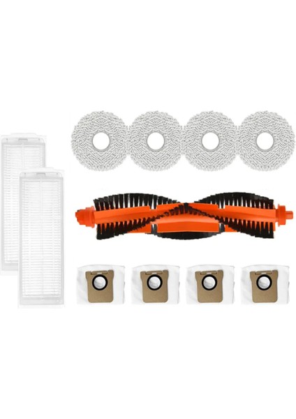 Xiaomi Mijia M30 Pro C107 Paspas Bezi Toz Torbası Hepa Filtre Için 11 Adet (Yurt Dışından)