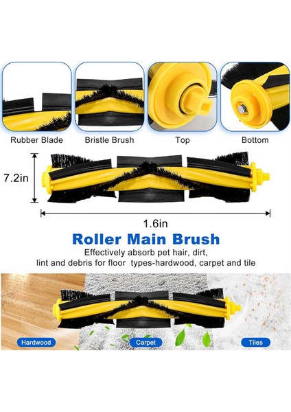 Ecovacs Deebot Ozmo T8 Aıvı T8 Için Yedek Aksesuarlar Parça Kiti (Yurt Dışından) fiyatları