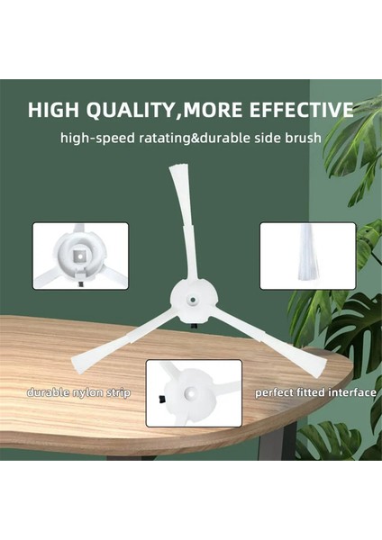 360 S5, S7, S7 Pro Için Rulo Yan Fırça Hepa Filtre Mop Bezleri (Yurt Dışından)