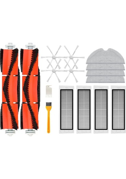 Xiaomi Robot Vakum Robotu Ana Yan Fırça Hepa Filtre Paspas Bezi (Yurt Dışından)