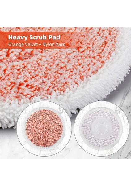 Shark S7000AMZ, S7001, S7201 Için 12 Paket Ağır Fırçalama Buharlı Paspas Pedleri (Yurt Dışından) indirimleri