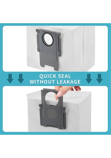 Roborock S7 Maxv Ultra Vakum Torbaları Için 12'li Paket Toz Torbasının Değiştirilmesi (Yurt Dışından) fiyatları