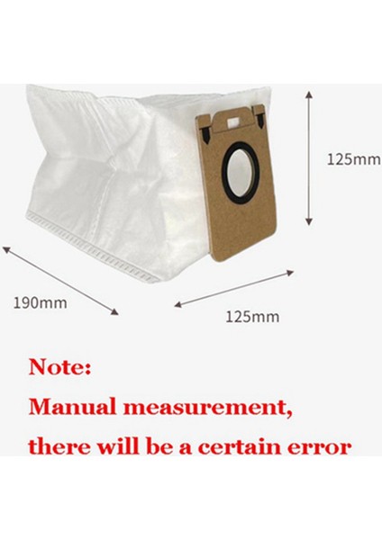 Xiaomi Dreame Bot D10 Plus RLS3D Elektrikli Süpürge Için 24 Adet Toz Torbası (Yurt Dışından)