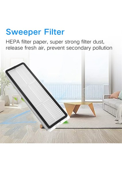 Elektrikli Süpürge Ana Yan Fırçası Hepa Filtre Mop Bezleri Aksesuarlar (Yurt Dışından) indirimleri