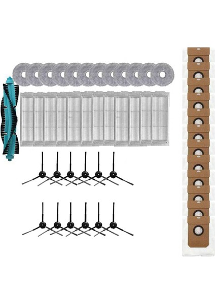 Cecotec Conga 11090 Ana Yan Fırça Filtresi Paspas Bezi Toz Torbası (Yurt Dışından)