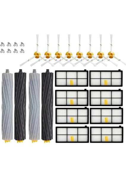 Irobot Roomba Serisi 800 860 865 Ana Yan Fırça Hepa Filtre Kiti (Yurt Dışından)