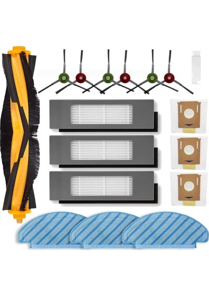 Ecovacs Deebot Ozmo 920, 950, T5, T8 Vakum Için Yedek Parçalar (Yurt Dışından)
