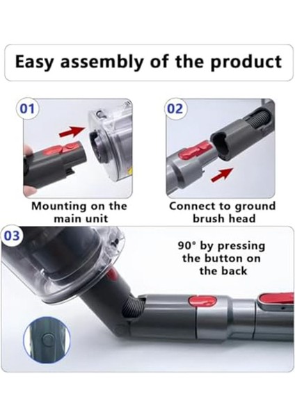 Dyson V15 V11 V10 V8 V7 Için Adaptör Dyson Için Düşük Erişim Adaptörü (Yurt Dışından)