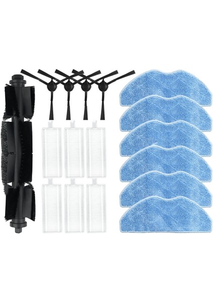 Miwhole M8 Lite Robto Vakum Ana Yan Fırça Hepa Filtre Paspas Pedleri (Yurt Dışından)