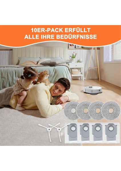 Roborock Q Revo P10 Robotlu Süpürge Yan Fırça Paspas Bezi (Yurt Dışından) indirimleri