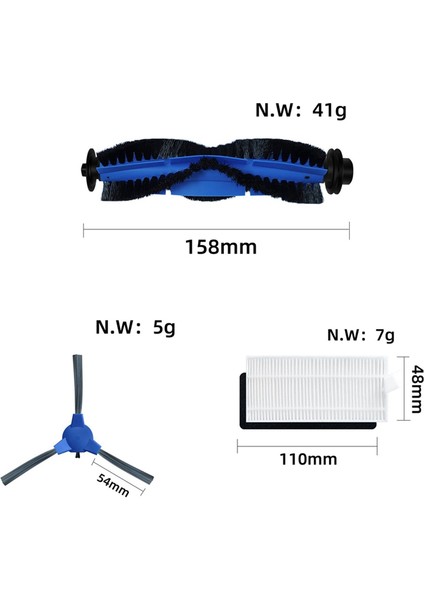 Vakum Yedek Parçaları Ana Yan Fırça Hepa Filtre (Yurt Dışından) fiyatları