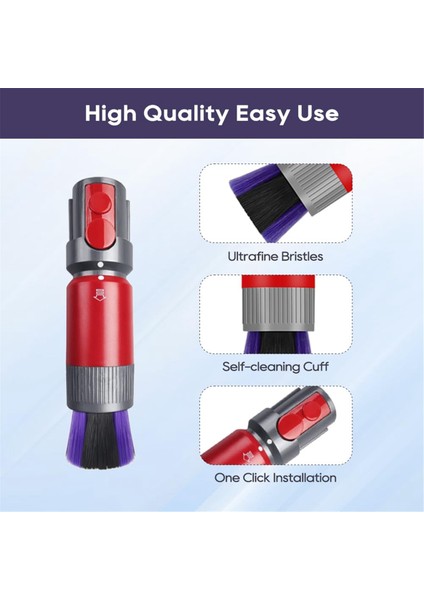 Dyson Elektrikli Süpürge Tetik Kilidi Çizilmez Toz Fırçası (Yurt Dışından) indirimleri