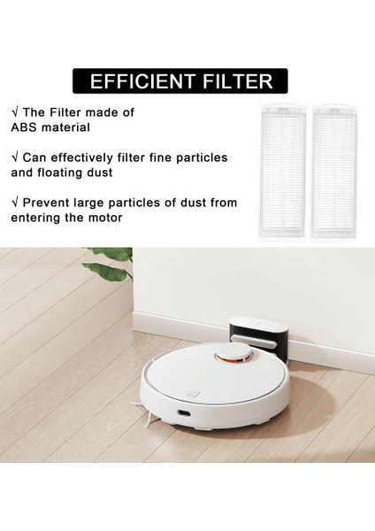 Xiaomi Mi Robot Vakum S12 Için Yedek Aksesuar Kiti (Yurt Dışından)