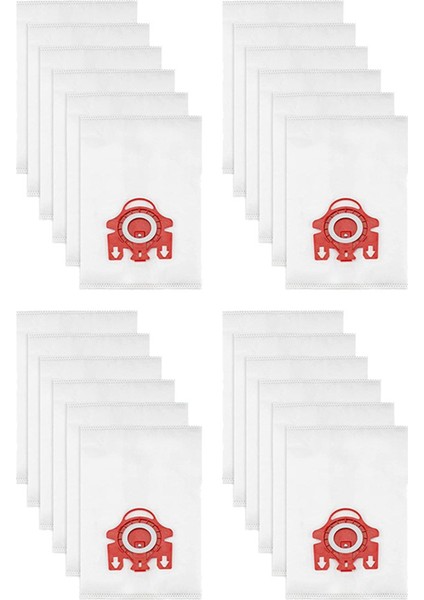 Miele Fjm Airclean 3D Efficiency Toz Torbaları Için 24 Adet Vakum Torbası (Yurt Dışından)