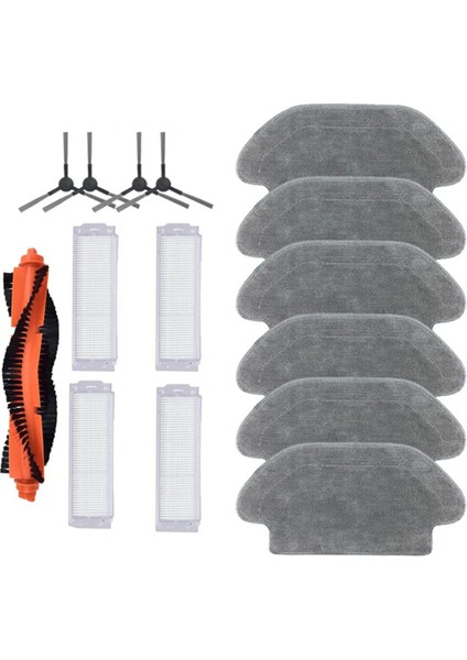 Xiaomi Robot Vakum S10 S12 T12 B106GL Ana Yan Fırça Filtre Paspas (Yurt Dışından)