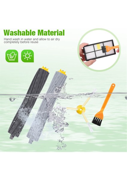 Irobot Roomba 800 900 Serisi 960 980 Için Roomba Parçaları Filtre Fırçalar (Yurt Dışından) fiyatları