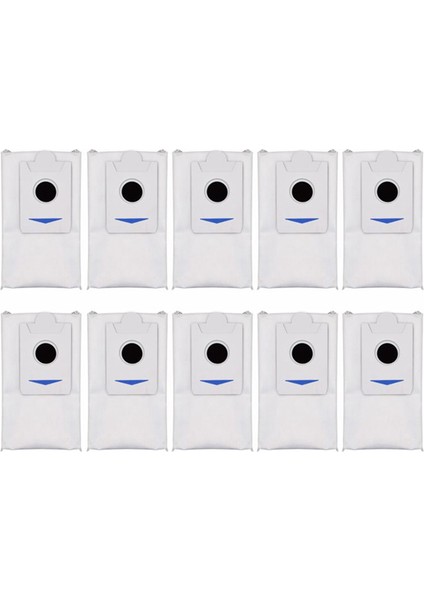 Ecovacs Debot X2PRO Robot Süpürgeler Için 10 Adet Dokunmamış Kumaş Toz Torbası (Yurt Dışından)