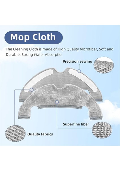 Robot Süpürge Yedek Parçaları Ana Fırça Filtresi Paspas Toz Torbası (Yurt Dışından) fiyatları
