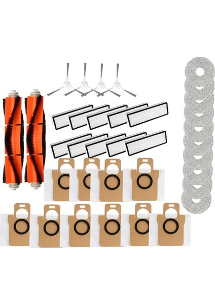 Xiaomi Mijia Omni 2 C102CN Için Ana Yan Fırça Hepa Filtre Toz Torbası (Yurt Dışından)