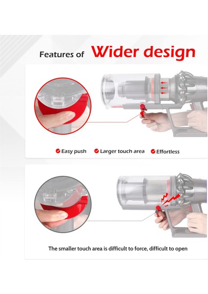 Dyson V11 SV14 Vakum Toz Kovası Üst Sabit Sızdırmazlık Halkası + Anahtarı (Yurt Dışından) modelleri