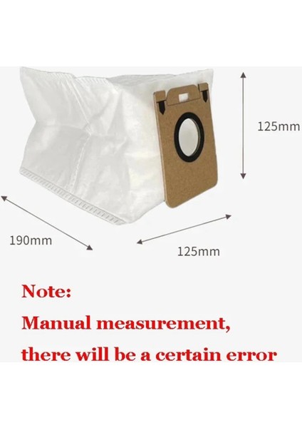 Dreame Bot D10 Plus RLS3D Hepa Filtre Ana Yan Fırça Toz Torbası (Yurt Dışından) indirimleri