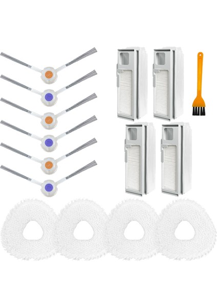 Narwal J4, J4 Lite Robotlu Süpürge Yan Fırça Hepa Filtre (Yurt Dışından)