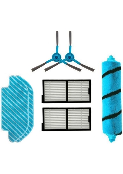 Cecotec Conga 6090 Için 7 Adet Hepa Filtre Yan Fırça Yedek Parçaları (Yurt Dışından)