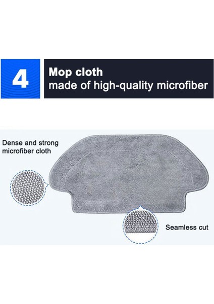 Xiaomi Robot Vakum S10 B106GL Filtre Paspas Bezi Ana Yan Fırça (Yurt Dışından) fırsatları