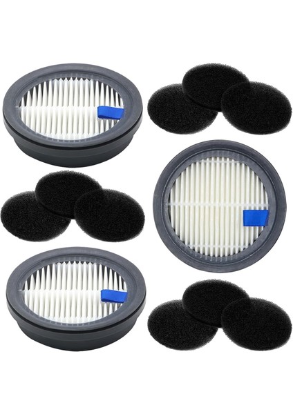 Afoddon Için 3'lü Paket Hepa Filtreler ve 9'lu Paket Sünger Filtreler Nequare (Yurt Dışından)