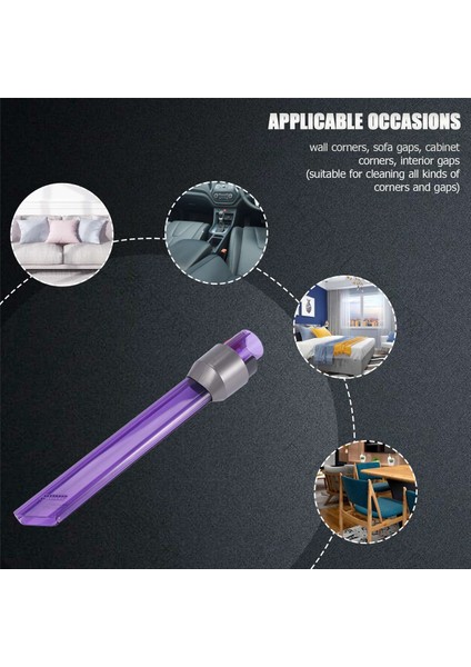 Dyson Için LED Işıklı Hızlı Çıkarılabilen Aralık Temizleme Başlığı Fırçası (Yurt Dışından)
