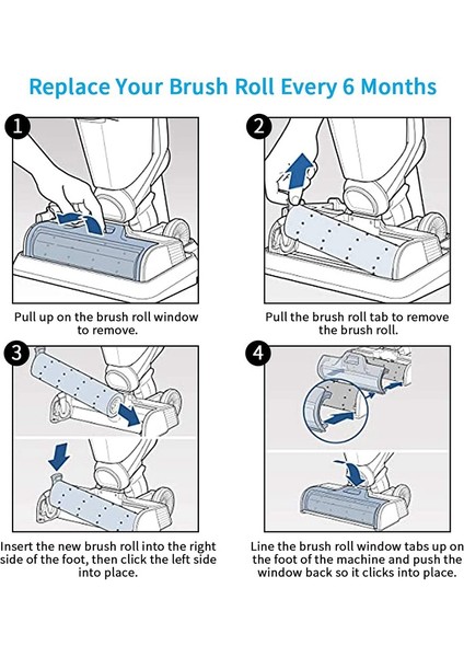 Bissell Crosswave Akülü Max Için 2 Adet Çok Yüzeyli Fırça Rulosu (Yurt Dışından) indirimleri