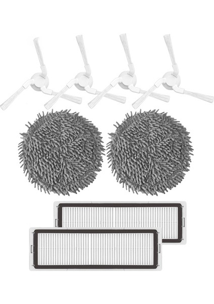 Xiaomi Için Yan Fırça Filtresi ve Paspas Bezi Yedek Aksesuarları (Yurt Dışından)