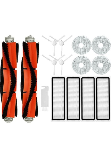 Xiaomi S10+, S10 Plus Ana Yan Fırça Hepa Filtre Paspas Bez Bezi (Yurt Dışından)