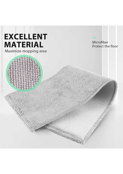 Xiaomi Mijia G10 K10 Kablosuz Elektrikli Süpürge Paspas Için 2 Pcs Paspas Bezi (Yurt Dışından) indirimleri