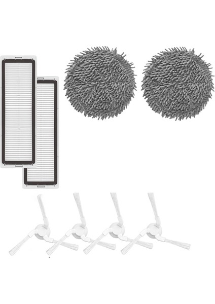 Xiaomi Için Yan Fırça Filtresi ve Paspas Bezi Yedek Aksesuarları (Yurt Dışından) modelleri