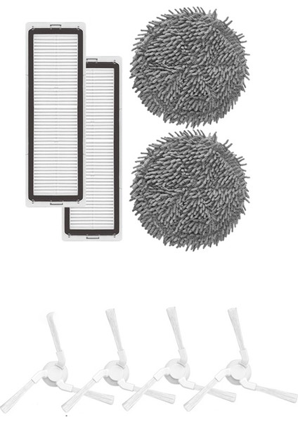 Xiaomi Için Yan Fırça Filtresi ve Paspas Bezi Yedek Aksesuarları (Yurt Dışından) fırsatları