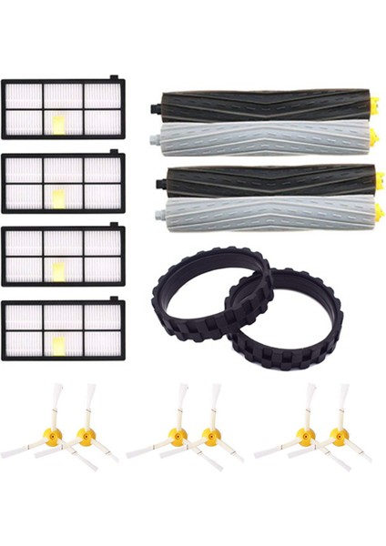 Irobot Roomba Tekerlek Serisi 500 600 700 800 ve 900 Için 16 Adet Lastik (Yurt Dışından)